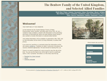 Tablet Screenshot of benbowfamily.com